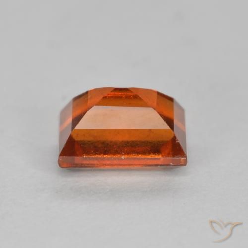 9,17 ctw natürlicher rötlich-orange Hessonit-Granat, Baguette, VS