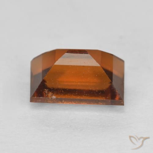 9,17 ctw natürlicher tieforange Hessonit-Granat, Baguette, VS