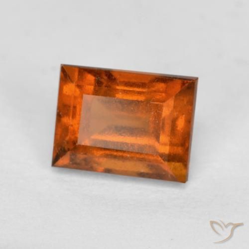 9,17 ctw natürlicher Mittelorange Hessonit-Granat, Baguette, VS
