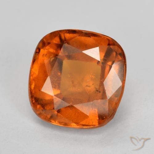 9,17 ctw natürlicher rötlich-orange Hessonit-Granat, Kissen, VS-SI