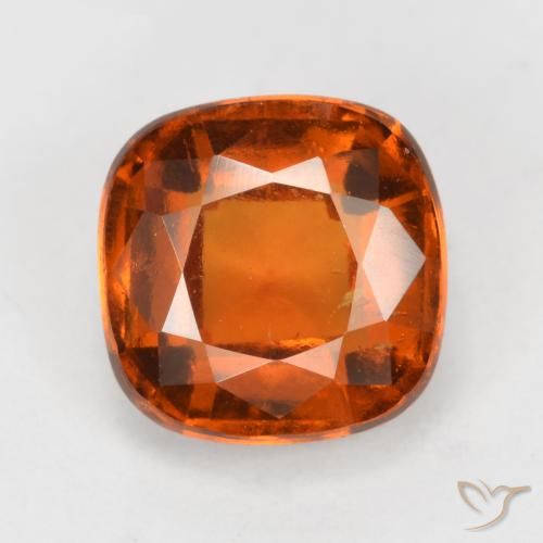 2.47ct Natürlicher Mittelorange Hessonit-Granat, Kissen, VS-SI