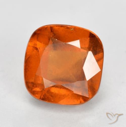 9,17 ctw natürlicher Feuerorange Hessonit-Granat, Kissen, VS-SI
