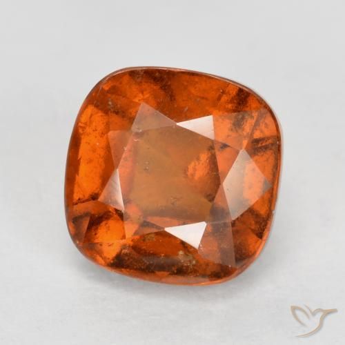 9,17 ctw natürlicher rötlich-orange Hessonit-Granat, Kissen, VS-SI