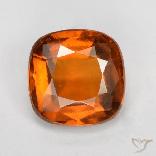 1.67ct Natürlicher Mittelorange Hessonit-Granat, Kissen, VS