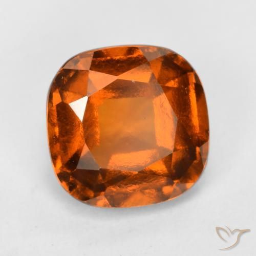 9,17 ctw natürlicher Amber Orange Hessonit-Granat, Kissen, VS
