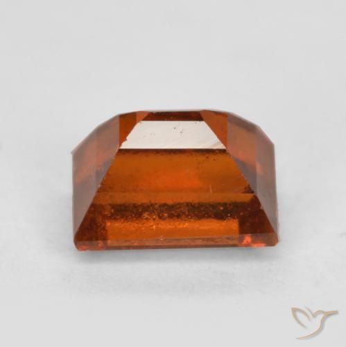 9,17 ctw natürlicher Amber Orange Hessonit-Granat, Baguette, VS