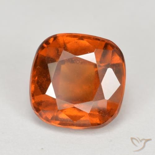 9,17 ctw natürlicher Mitteldunkles Orange Hessonit-Granat, Kissen, VS