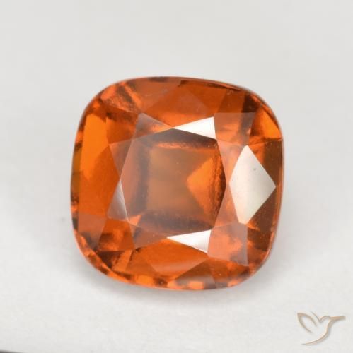 9,17 ctw natürlicher Amber Orange Hessonit-Granat, Kissen, VVS-VS