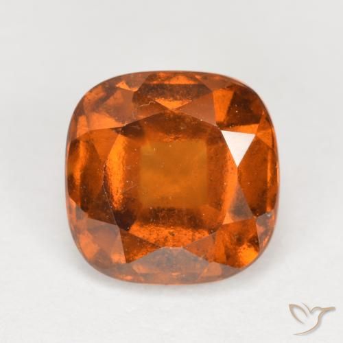 9,17 ctw natürlicher rötlich-orange Hessonit-Granat, Kissen, VS