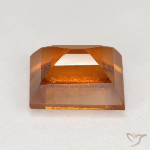 9,17 ctw natürlicher Mittelorange Hessonit-Granat, Baguette, VS-SI