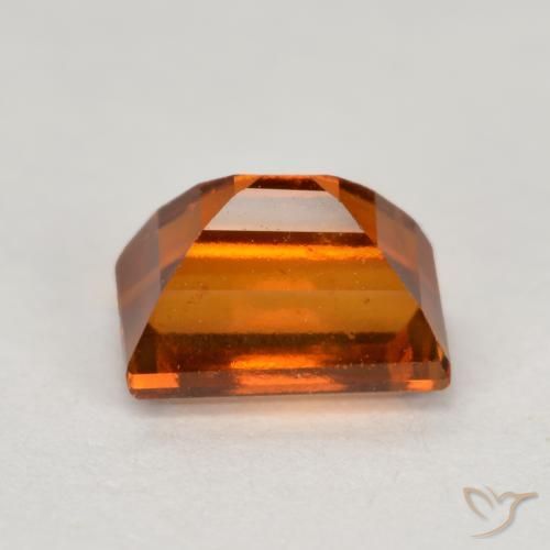 9,17 ctw natürlicher Mitteldunkles Orange Hessonit-Granat, Baguette, VS