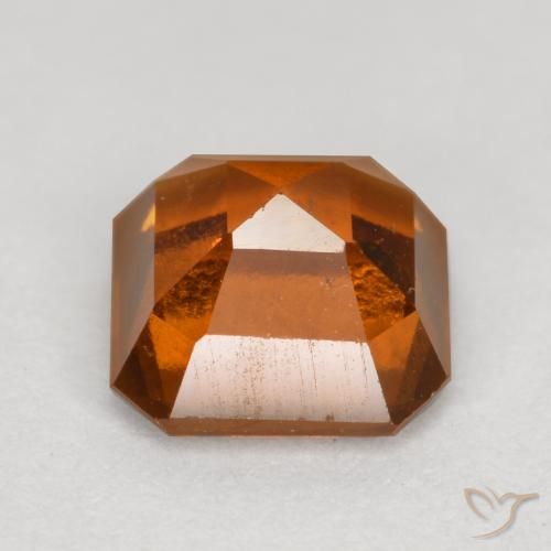 9,17 ctw natürlicher Amber Orange Hessonit-Granat, Oktagonschliff, VS