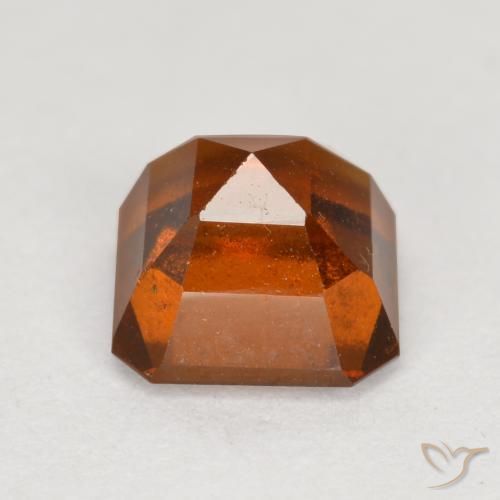 9,17 ctw natürlicher Amber Orange Hessonit-Granat, Oktagonschliff, VS-SI