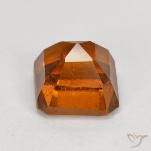9,17 ctw natürlicher Mitteldunkles Orange Hessonit-Granat, Oktagonschliff, VS-SI