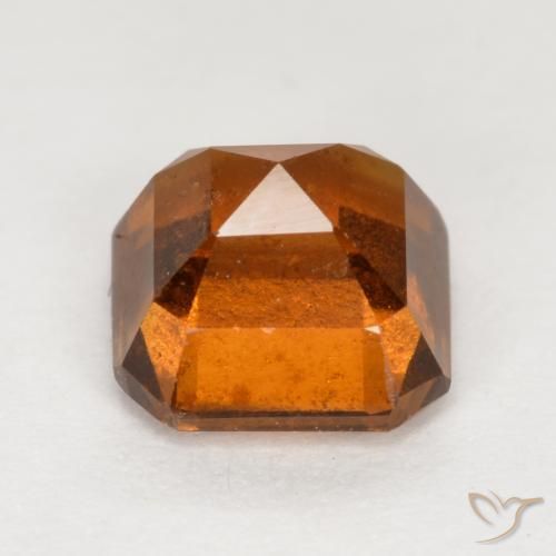 9,17 ctw natürlicher Mitteldunkles Orange Hessonit-Granat, Oktagonschliff, VS-SI