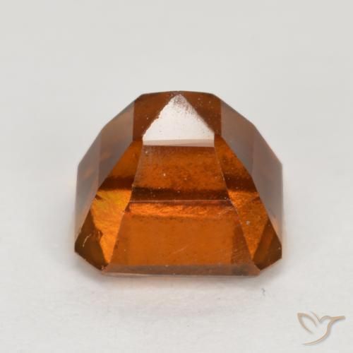 9,17 ctw natürlicher Mitteldunkles Orange Hessonit-Granat, Oktagonschliff, VS
