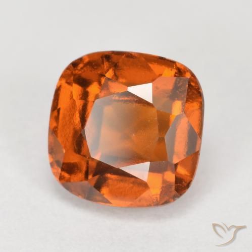 9,17 ctw natürlicher Mitteldunkles Orange Hessonit-Granat, Kissen, VS