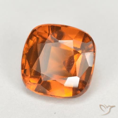 9,17 ctw natürlicher Mitteldunkles Orange Hessonit-Granat, Kissen, VVS-VS