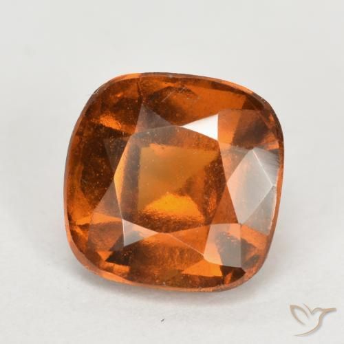 9,17 ctw natürlicher Mitteldunkles Orange Hessonit-Granat, Kissen, VS
