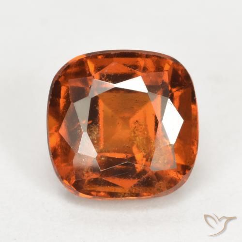 2.42ct Natürlicher Feuerorange Hessonit-Granat, Kissen, VS-SI