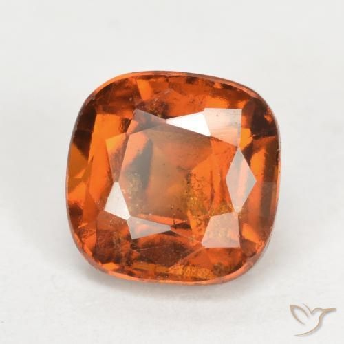 9,17 ctw natürlicher Feuerorange Hessonit-Granat, Kissen, VS-SI