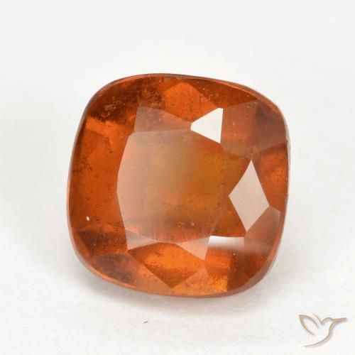 9,17 ctw natürlicher Mitteldunkles Orange Hessonit-Granat, Kissen, SI