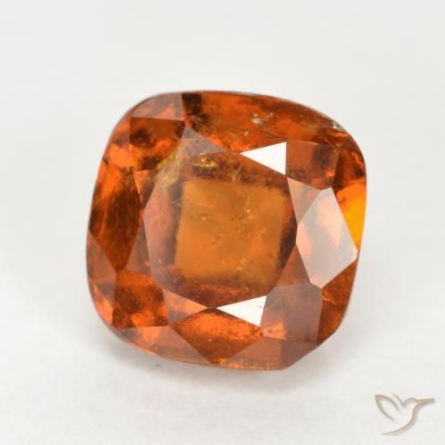 9,17 ctw natürlicher Mitteldunkles Orange Hessonit-Granat, Kissen, SI