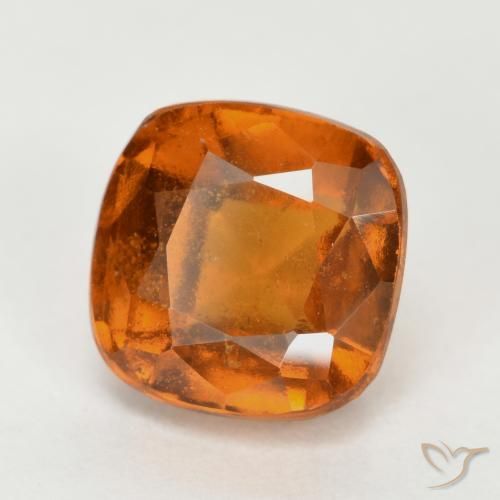9,17 ctw natürlicher Mitteldunkles Orange Hessonit-Granat, Kissen, VS-SI