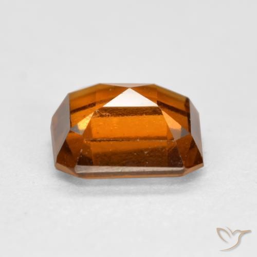9,17 ctw natürlicher Mitteldunkles Orange Hessonit-Granat, Oktagonschliff, VS