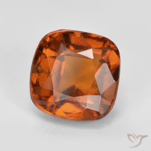 9,17 ctw natürlicher Mitteldunkles Orange Hessonit-Granat, Kissen, VS-SI
