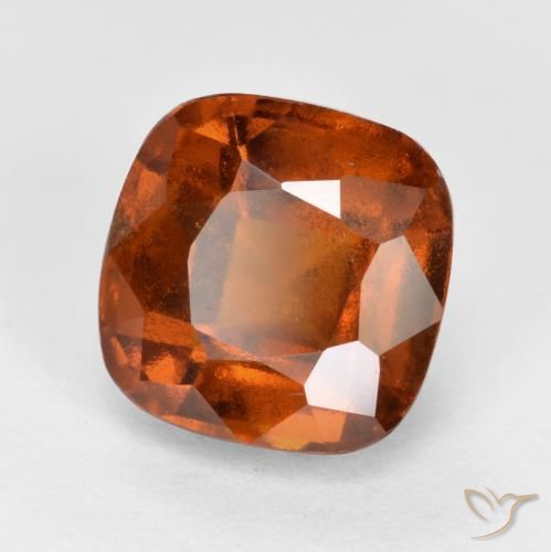 9,17 ctw natürlicher rötlich-orange Hessonit-Granat, Kissen, VS-SI