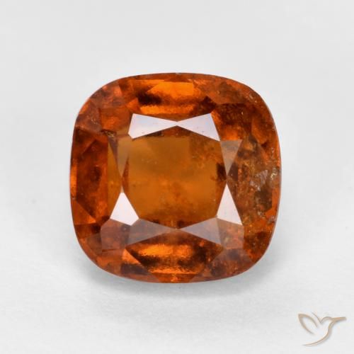 2.31ct Natürlicher tieforange Hessonit-Granat, Kissen, SI
