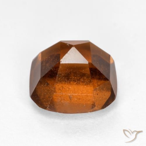 9,17 ctw natürlicher rötlich-orange Hessonit-Granat, Oktagonschliff, VS-SI