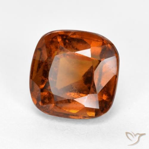 9,17 ctw natürlicher Amber Orange Hessonit-Granat, Kissen, VS-SI