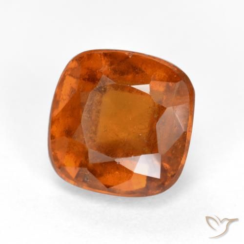 9,17 ctw natürlicher Amber Orange Hessonit-Granat, Kissen, SI