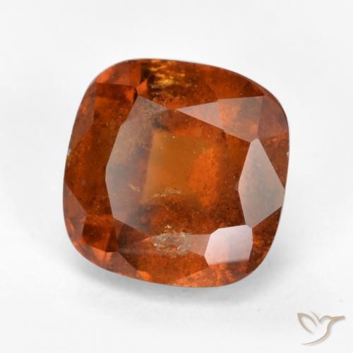 9,17 ctw natürlicher rötlich-orange Hessonit-Granat, Kissen, SI