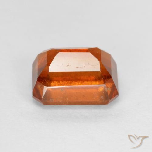 9,17 ctw natürlicher Mittelorange Hessonit-Granat, Oktagonschliff, SI