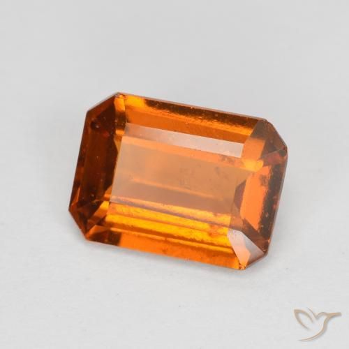9,17 ctw natürlicher Mittelorange Hessonit-Granat, Oktagonschliff, VS-SI