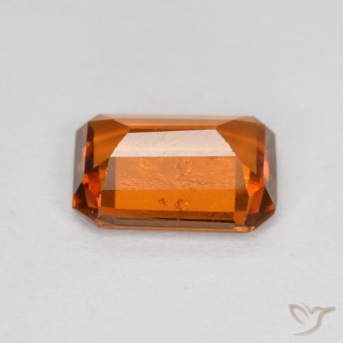 9,17 ctw natürlicher Mittelorange Hessonit-Granat, Oktagonschliff, VS-SI