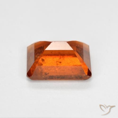 9,17 ctw natürlicher Mittelorange Hessonit-Granat, Oktagonschliff, SI
