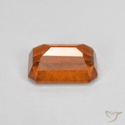 9,17 ctw natürlicher Mittelorange Hessonit-Granat, Oktagonschliff, SI