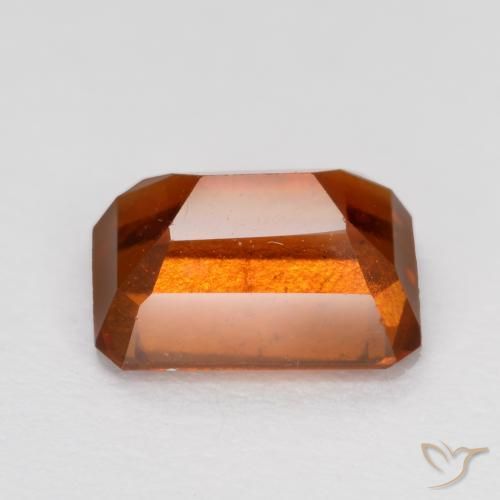 9,17 ctw natürlicher Amber Orange Hessonit-Granat, Oktagonschliff, VS