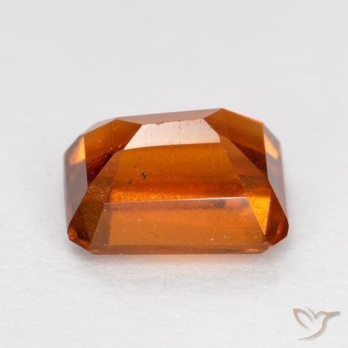 9,17 ctw natürlicher Feuerorange Hessonit-Granat, Oktagonschliff, VS