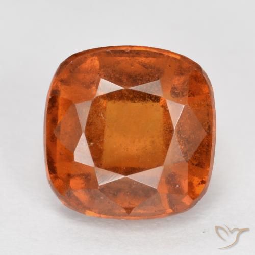 2.23ct Natürlicher Mittelorange Hessonit-Granat, Kissen, VS-SI