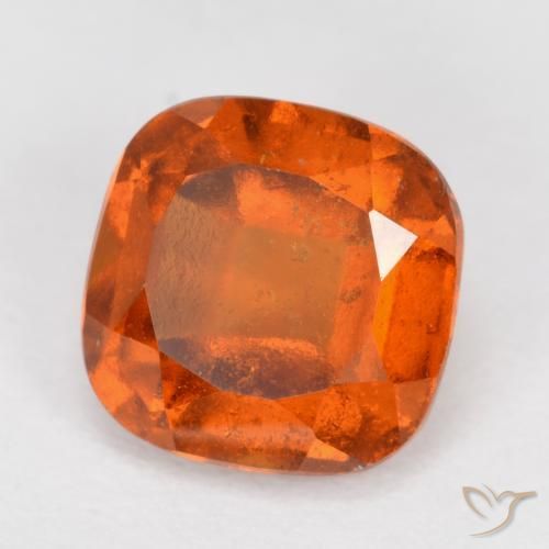 9,17 ctw natürlicher Amber Orange Hessonit-Granat, Kissen, SI