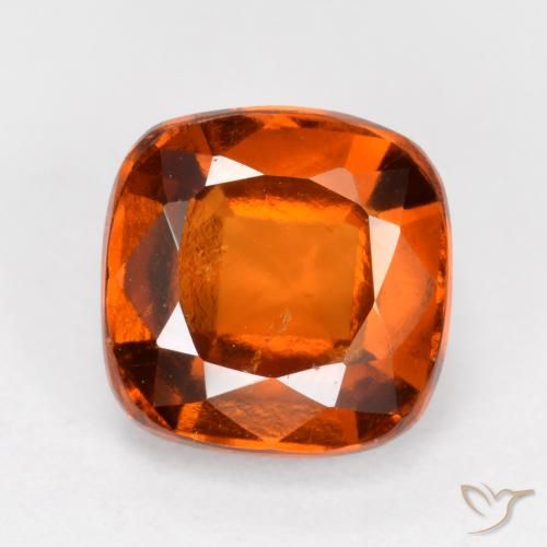 2.24ct Natürlicher Mittelorange Hessonit-Granat, Kissen, VS-SI