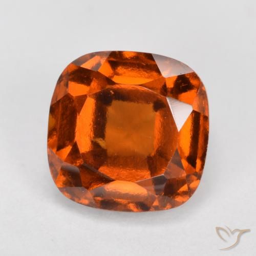 2.24ct Natürlicher Mittelorange Hessonit-Granat, Kissen, VS