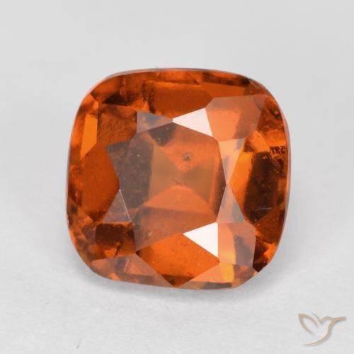 9,17 ctw natürlicher Feuerorange Hessonit-Granat, Kissen, VS