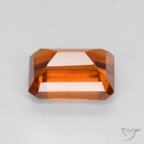 9,17 ctw natürlicher Mittelorange Hessonit-Granat, Oktagonschliff, VVS-VS