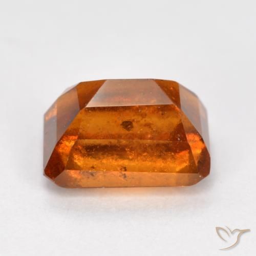 9,17 ctw natürlicher Mittelorange Hessonit-Granat, Oktagonschliff, SI